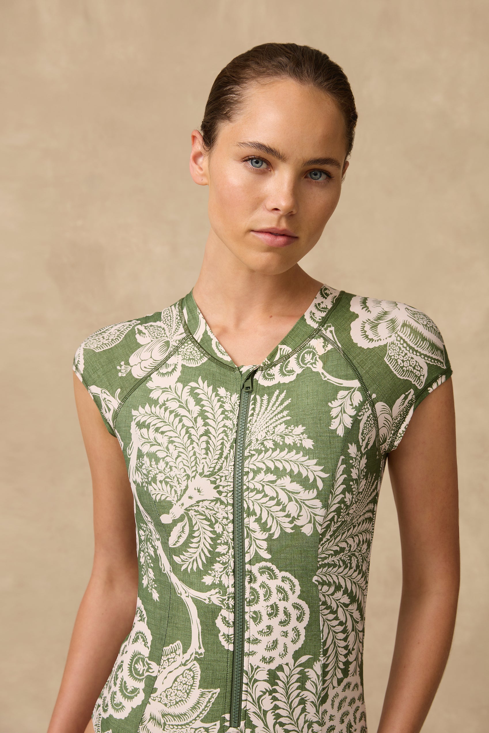 Zeni Short Sleeve Surf Suit - One Piece - Monte & Lou