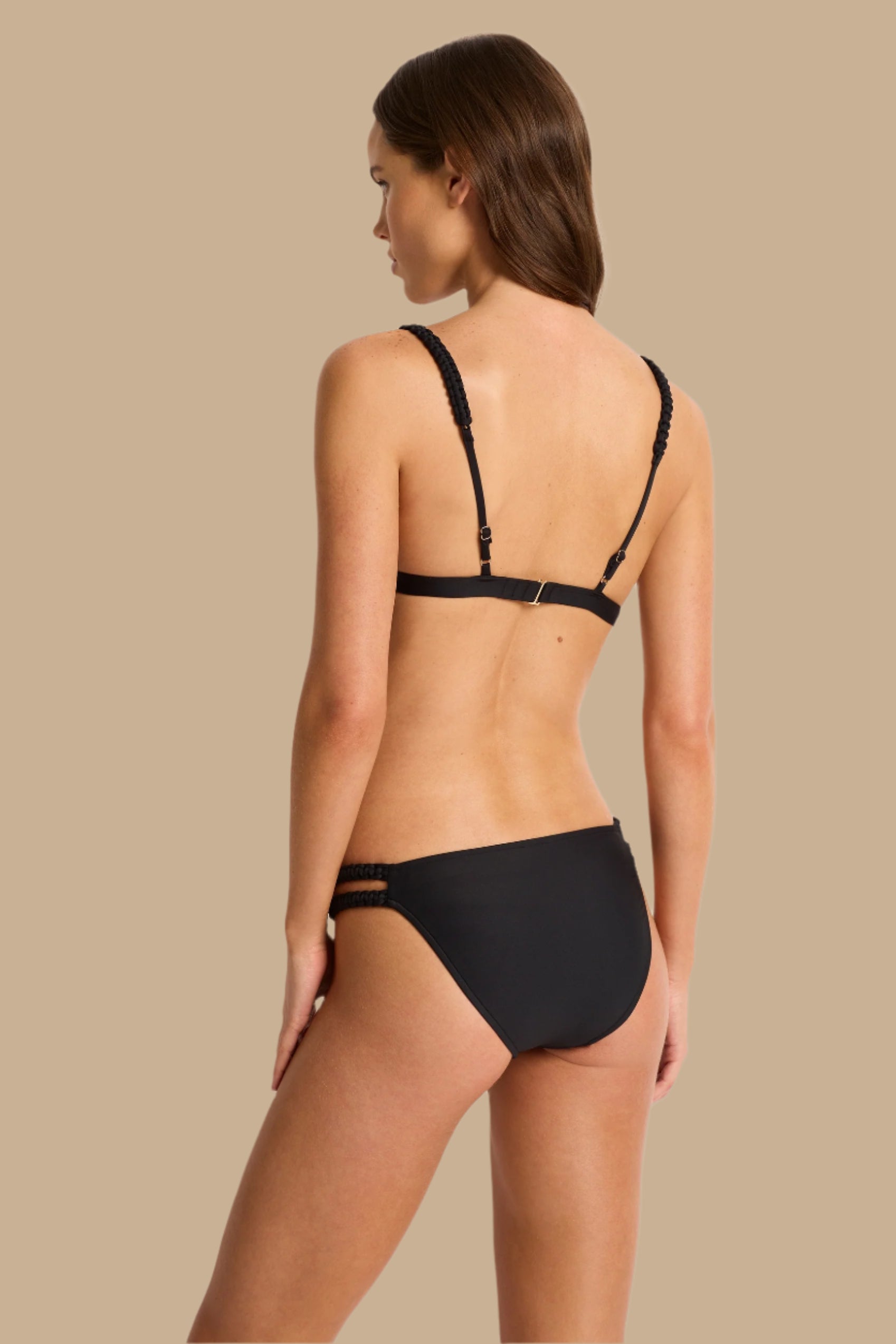 Macrame Extended Fixed Tri Bra - Bikini Tops - Monte & Lou