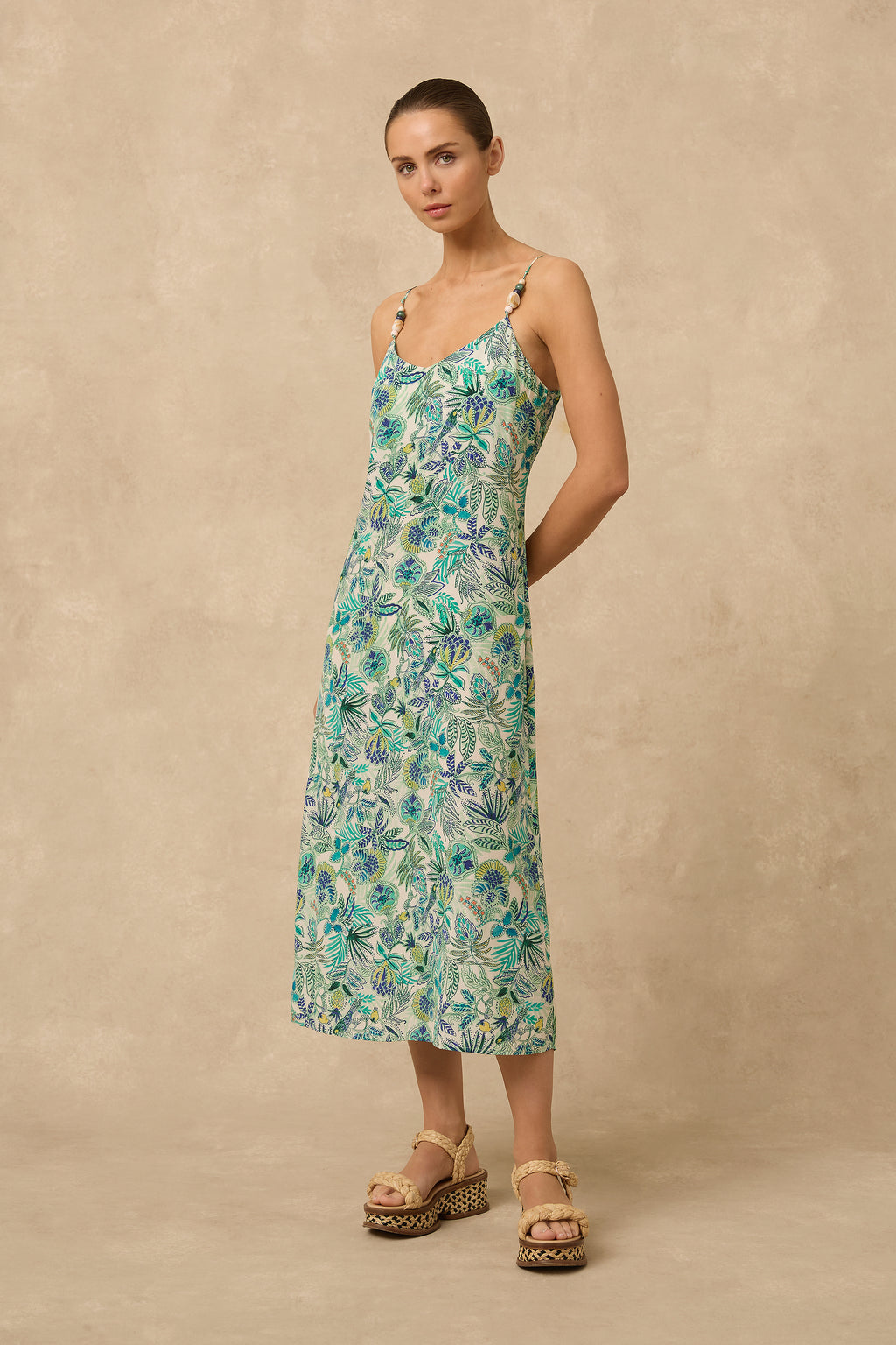 Hydra Midi Slip Dress