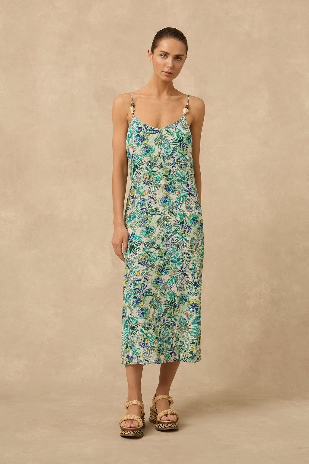 Hydra Midi Slip Dress