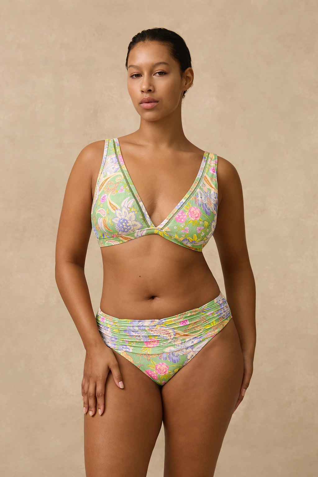 Jemma D/DD Longline Tri - Bikini Tops - Monte & Lou