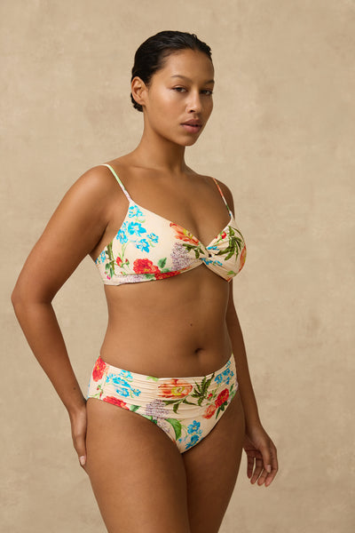 Palermo Mid Rise Ruched Pant
