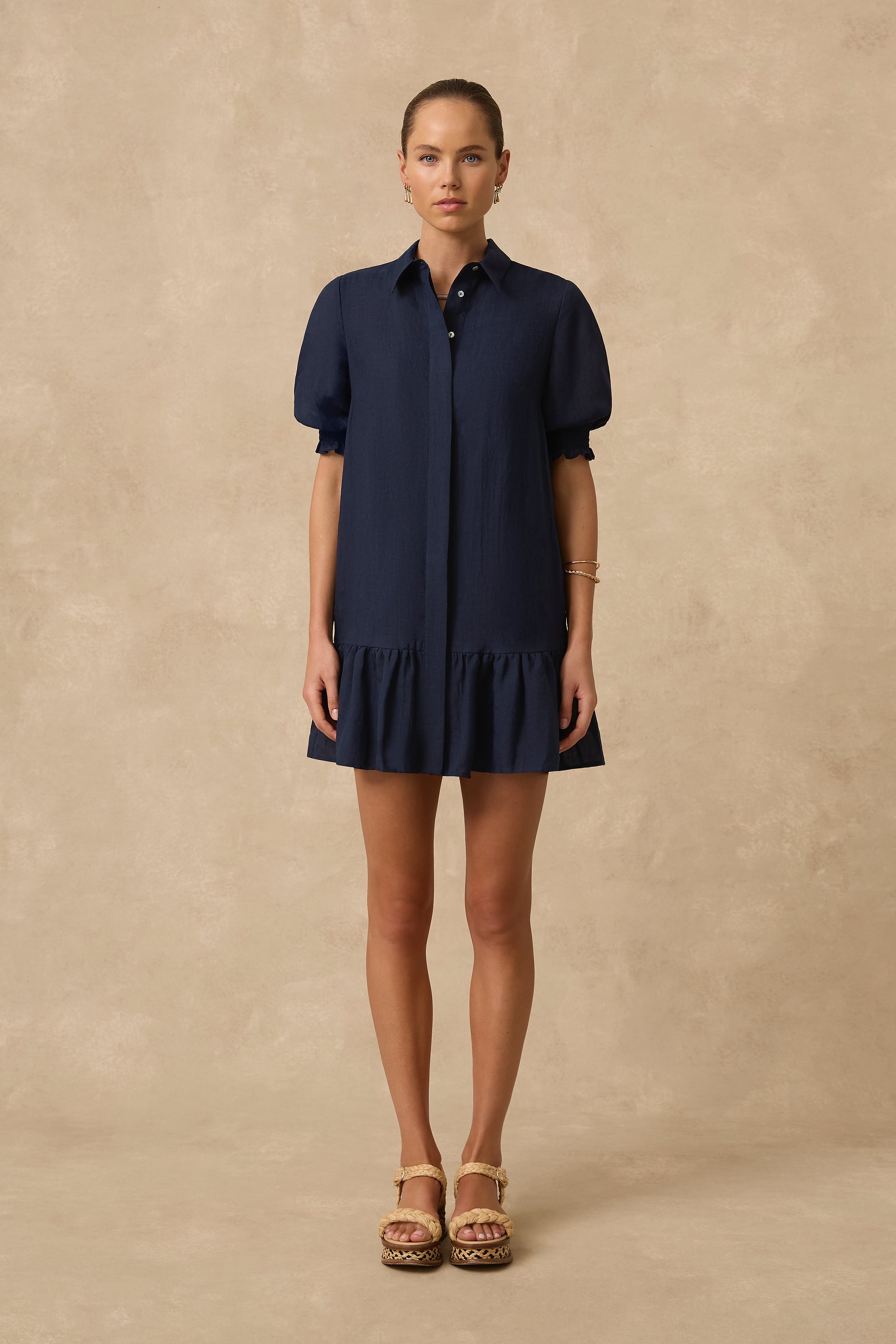ML Separates Tiered Shirt Dress