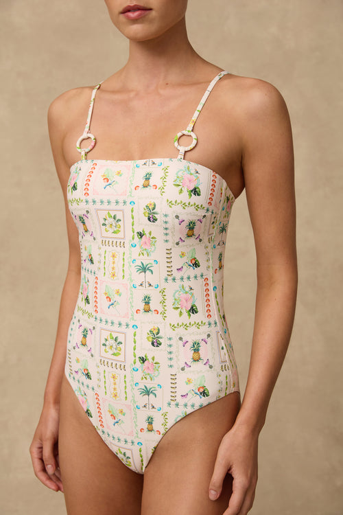 Como Hoop Bandeau One Piece