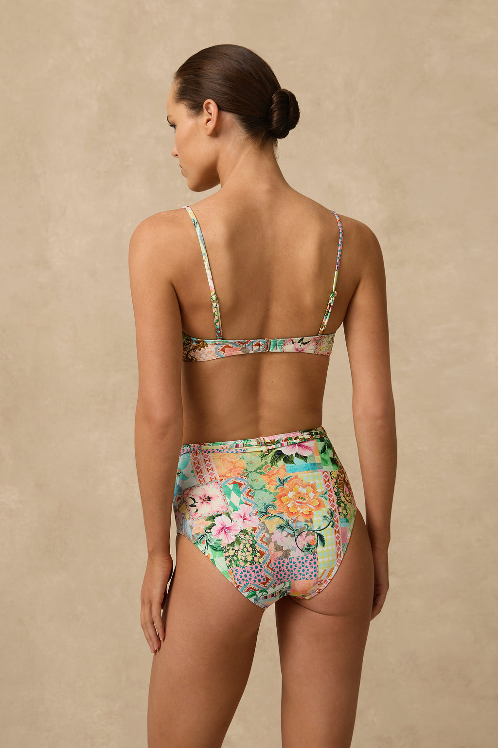 Simi High Waist Belted Retro Pant