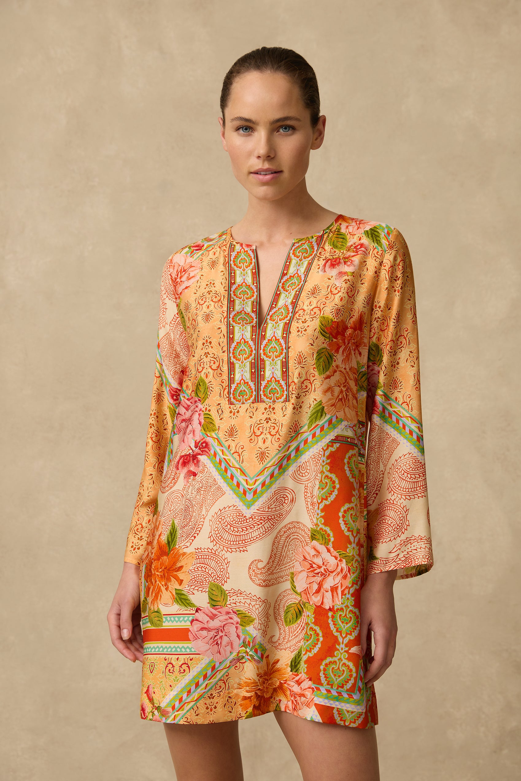 Rhiannon Mini Kaftan - Clothing - Monte & Lou