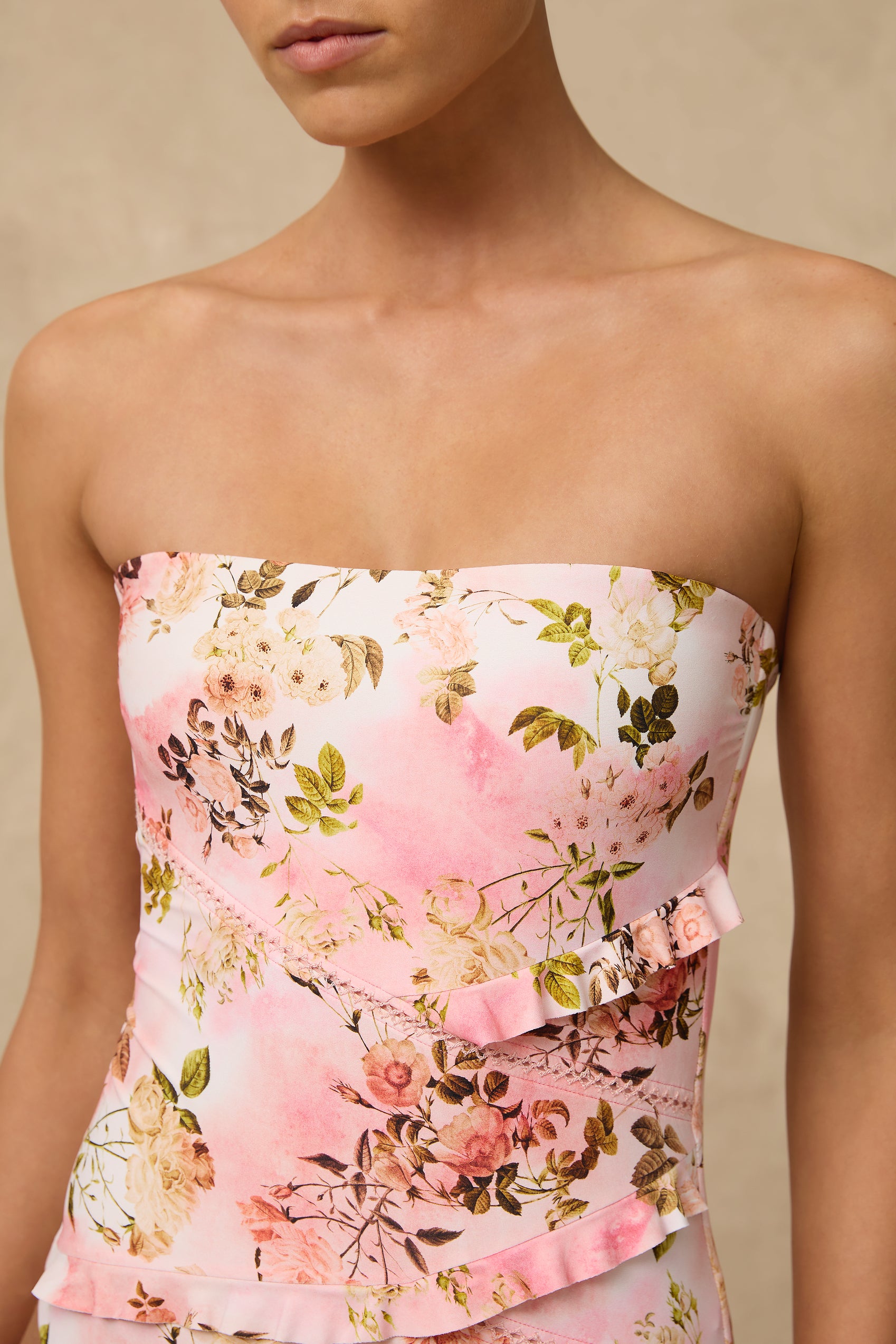 Devine Spliced Bandeau One Piece - One Piece - Monte & Lou