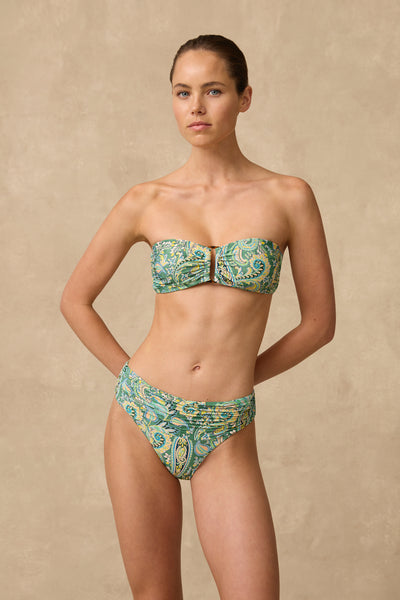 Lulu Mid Rise Ruched Pant