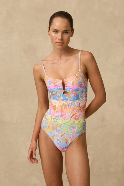 Jemma Scooped U Wire One Piece