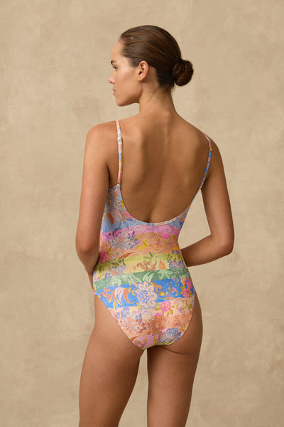 Jemma Scooped U Wire One Piece