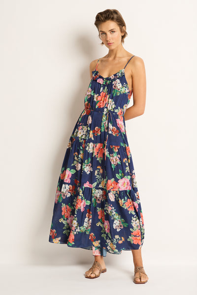 Gina Tiered Midi Dress