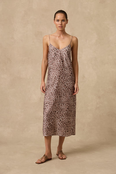Belle Midi Slip Dress