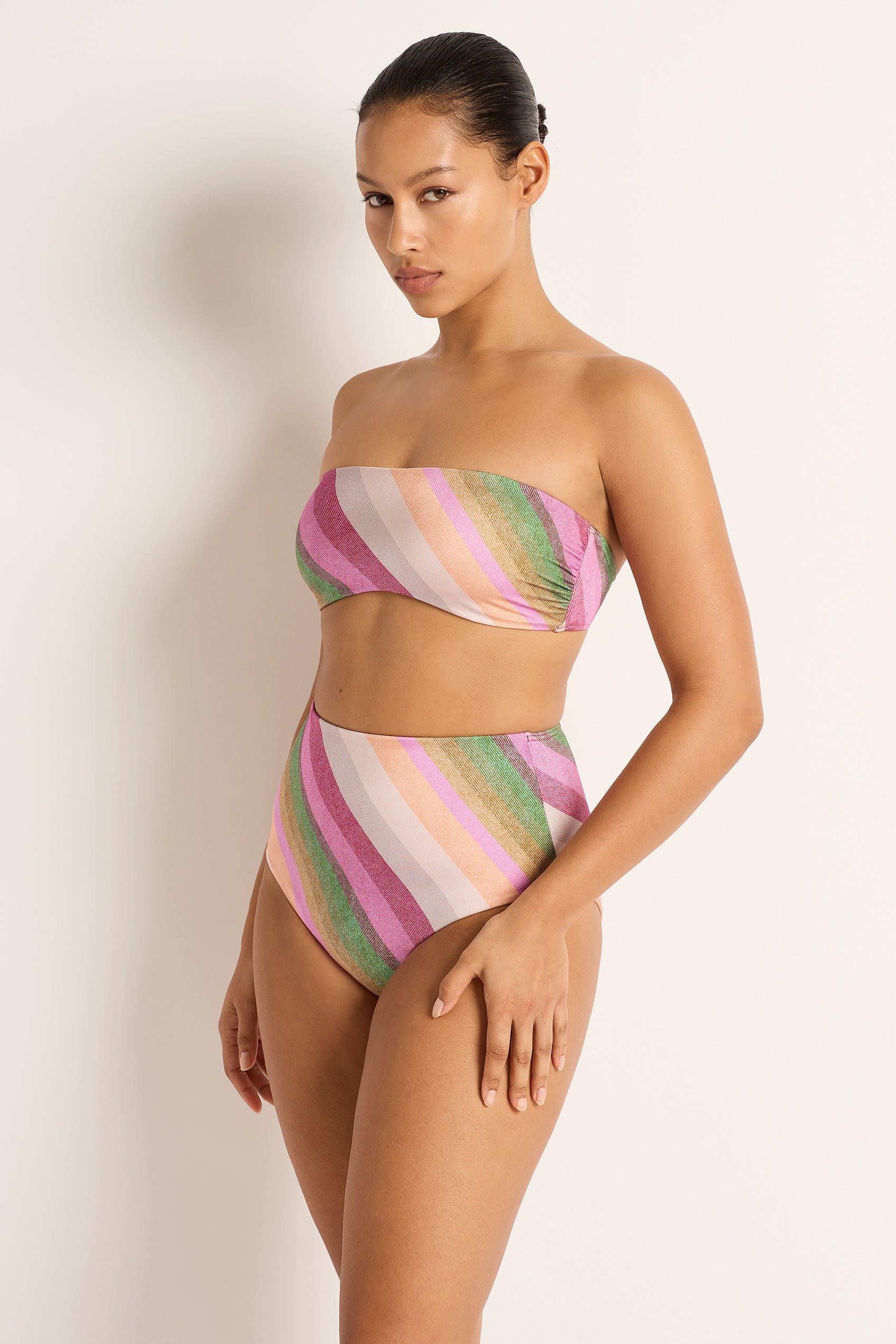 Avanti High Waist Pant - Bikini Bottoms - Monte & Lou