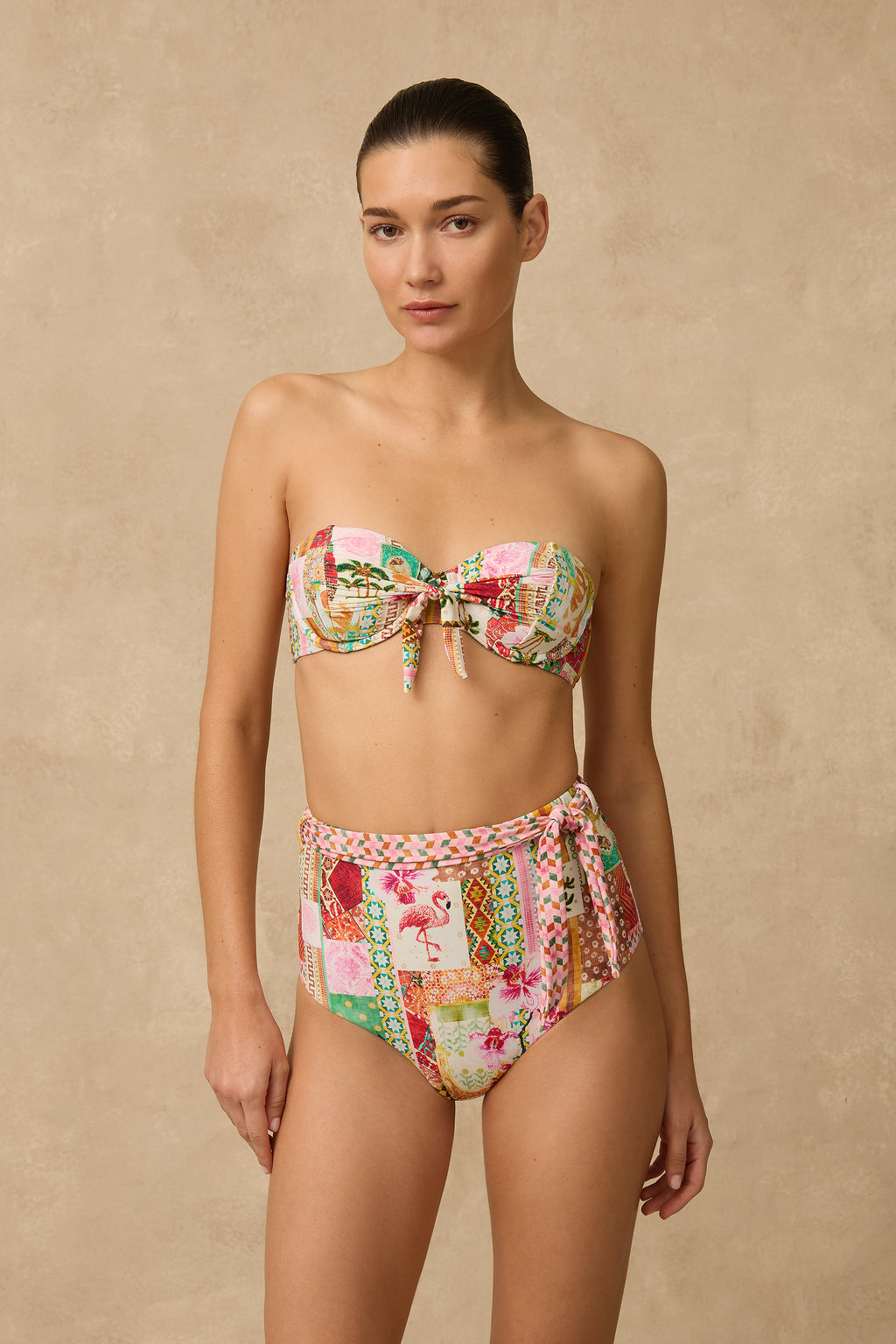 Virgo High Waist Belted Retro Pant