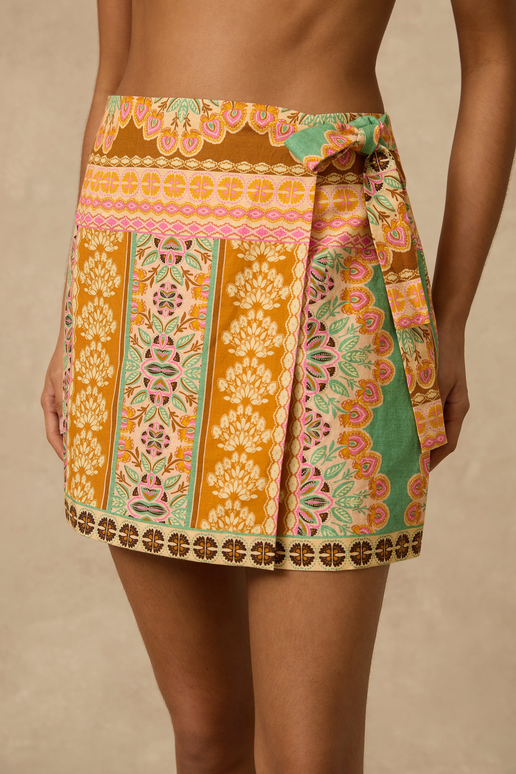 Selma Wrap Mini Skirt