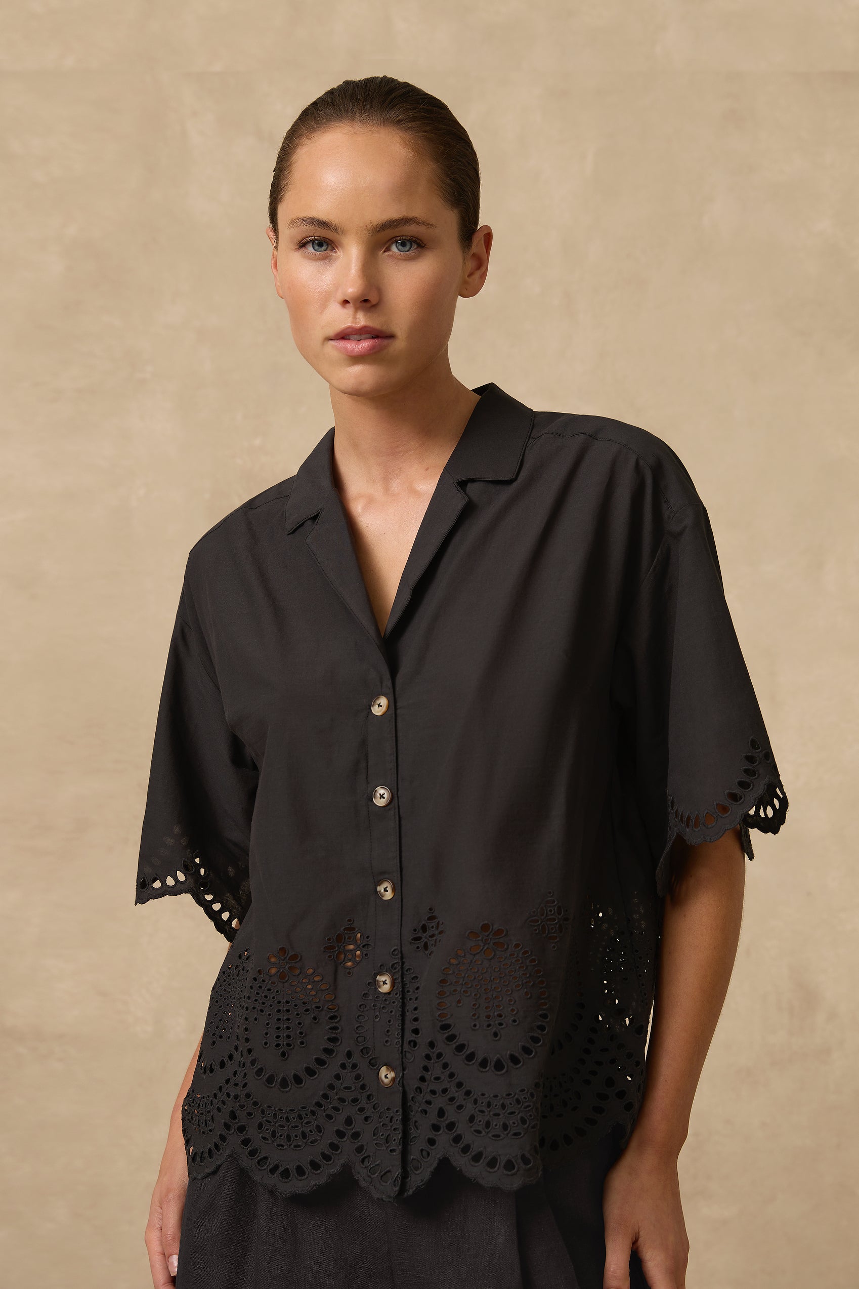 ML Separates Embroidered Shirt