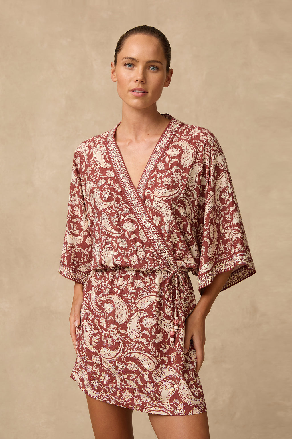 Luna Kimono Mini Dress