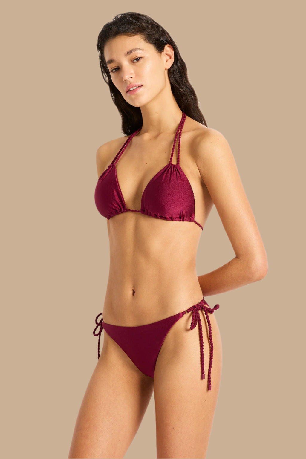 Lustre Rope Tie Side Pant - Bikini Bottoms - Monte & Lou