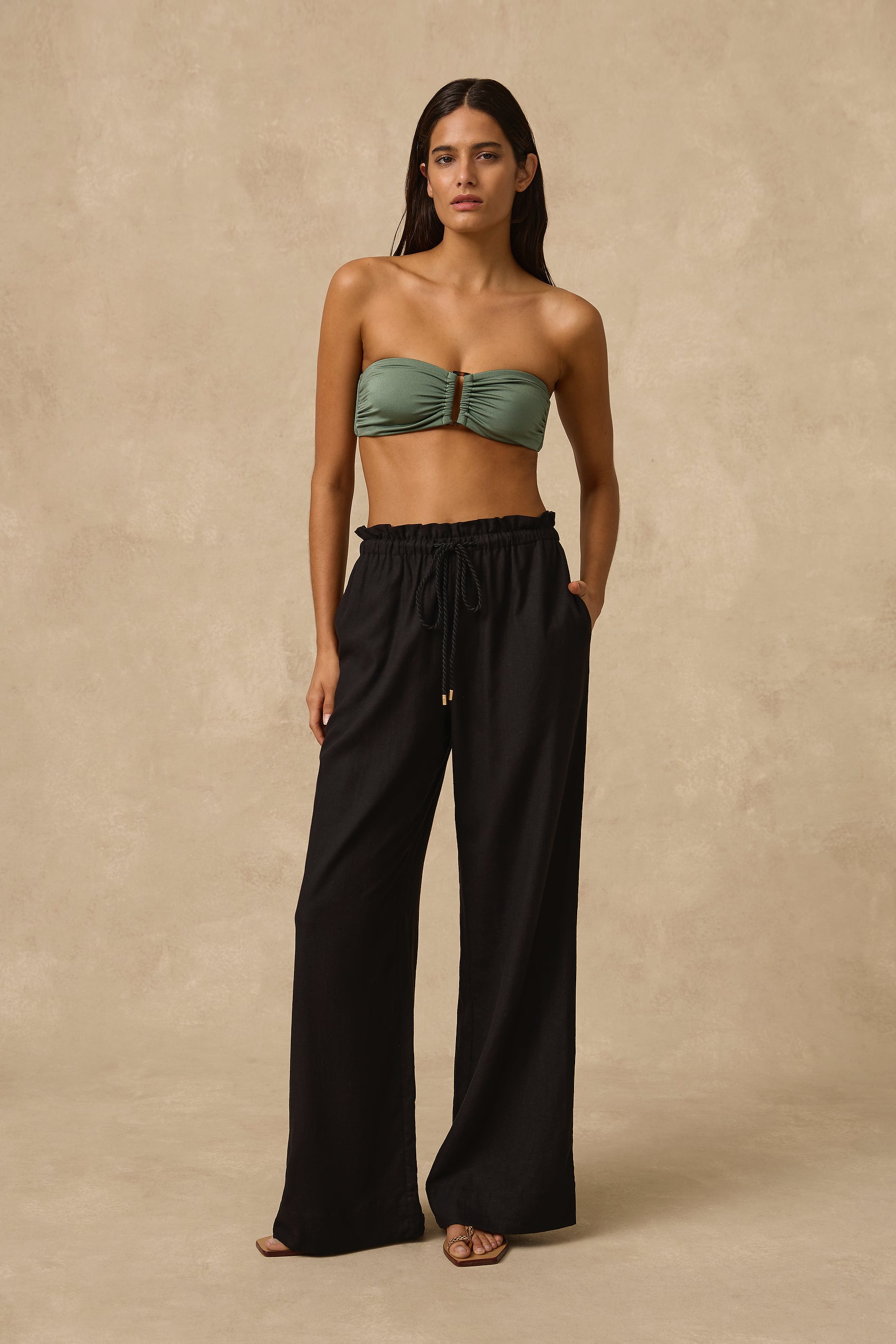 ML Separates Paper Bag Waist Pant - Clothing - Monte & Lou