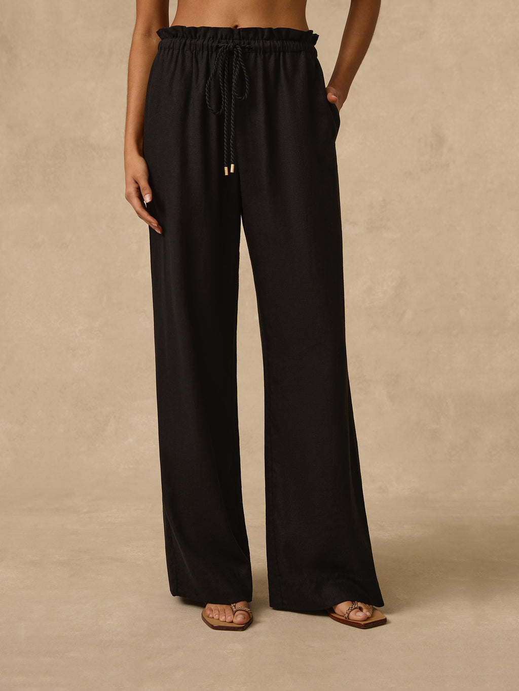 ML Separates Paper Bag Waist Pant - Clothing - Monte & Lou
