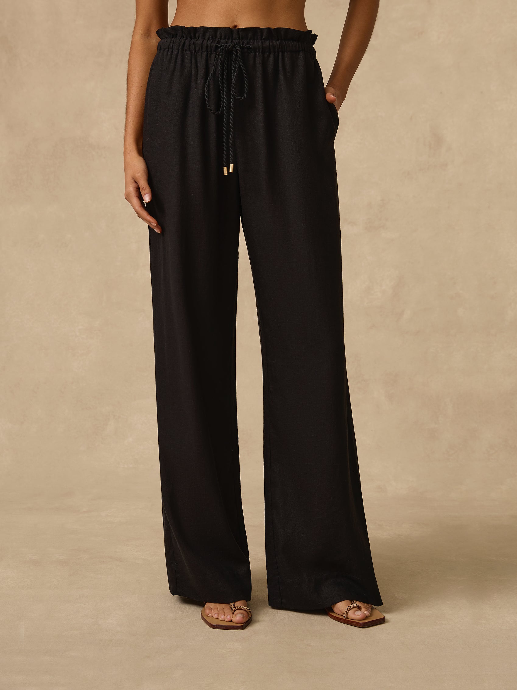 ML Separates Paper Bag Waist Pant - Clothing - Monte & Lou