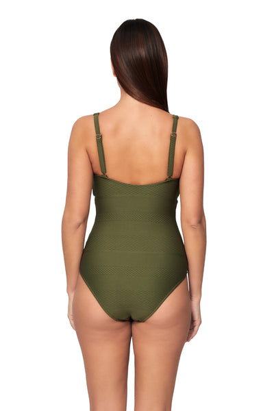 Horizon Texture Tab Front Maillot - One Piece - Monte & Lou
