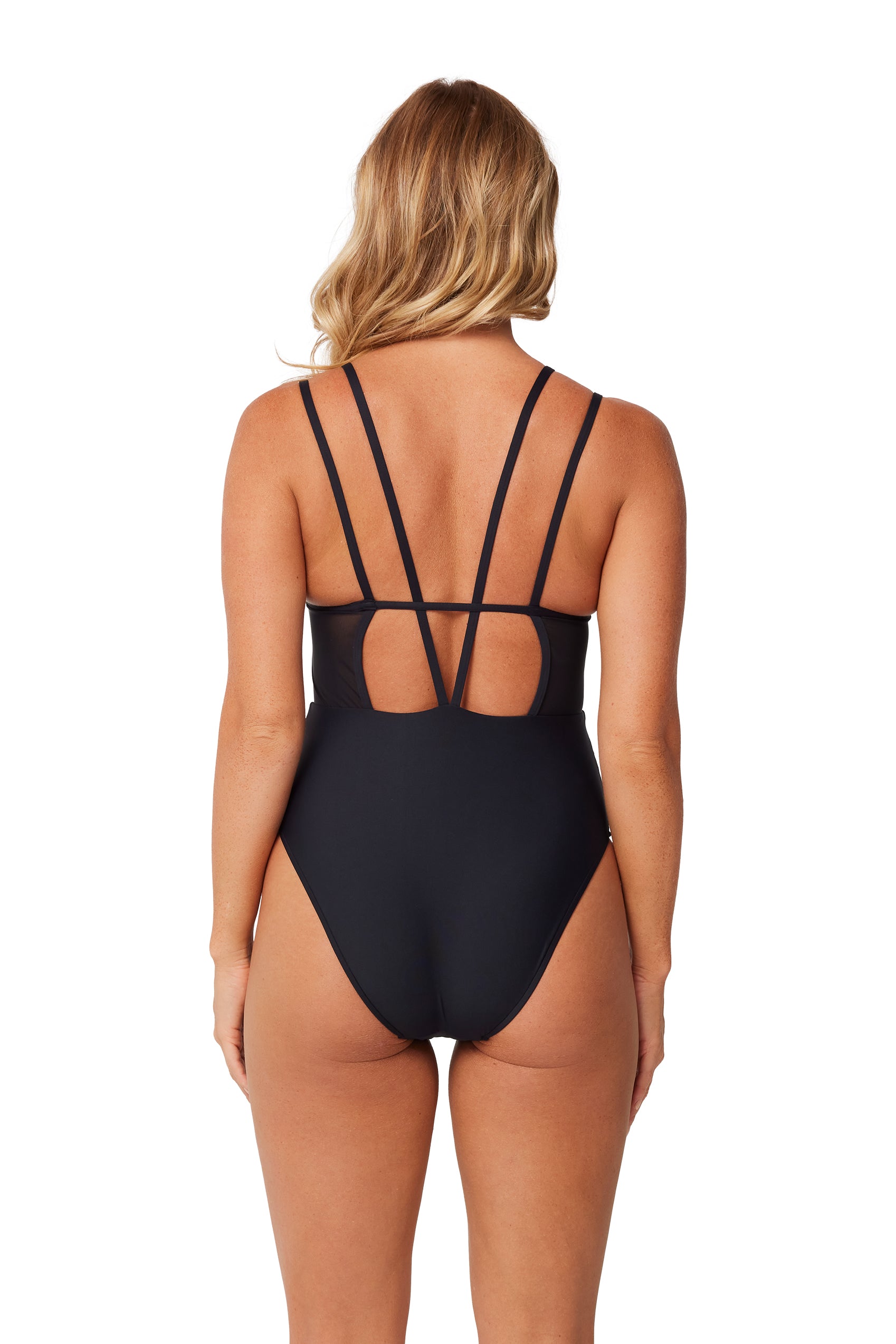 Plunge Strap Back One Piece - One Piece - Monte & Lou