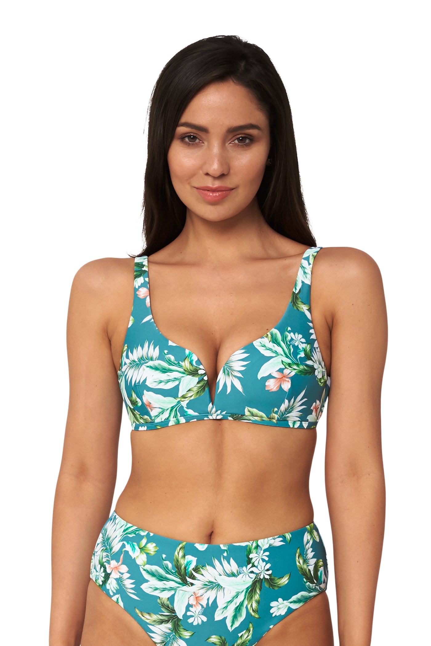 Hot Tropics V Crop Top - Bikini Tops - Monte & Lou