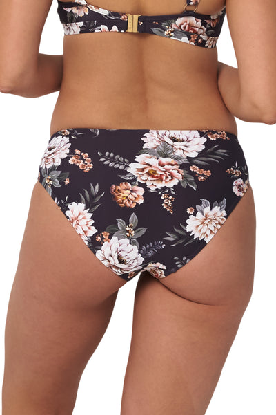 Vintage Floral Mid Rise Ruched Pant - Bikini Bottoms - Monte & Lou