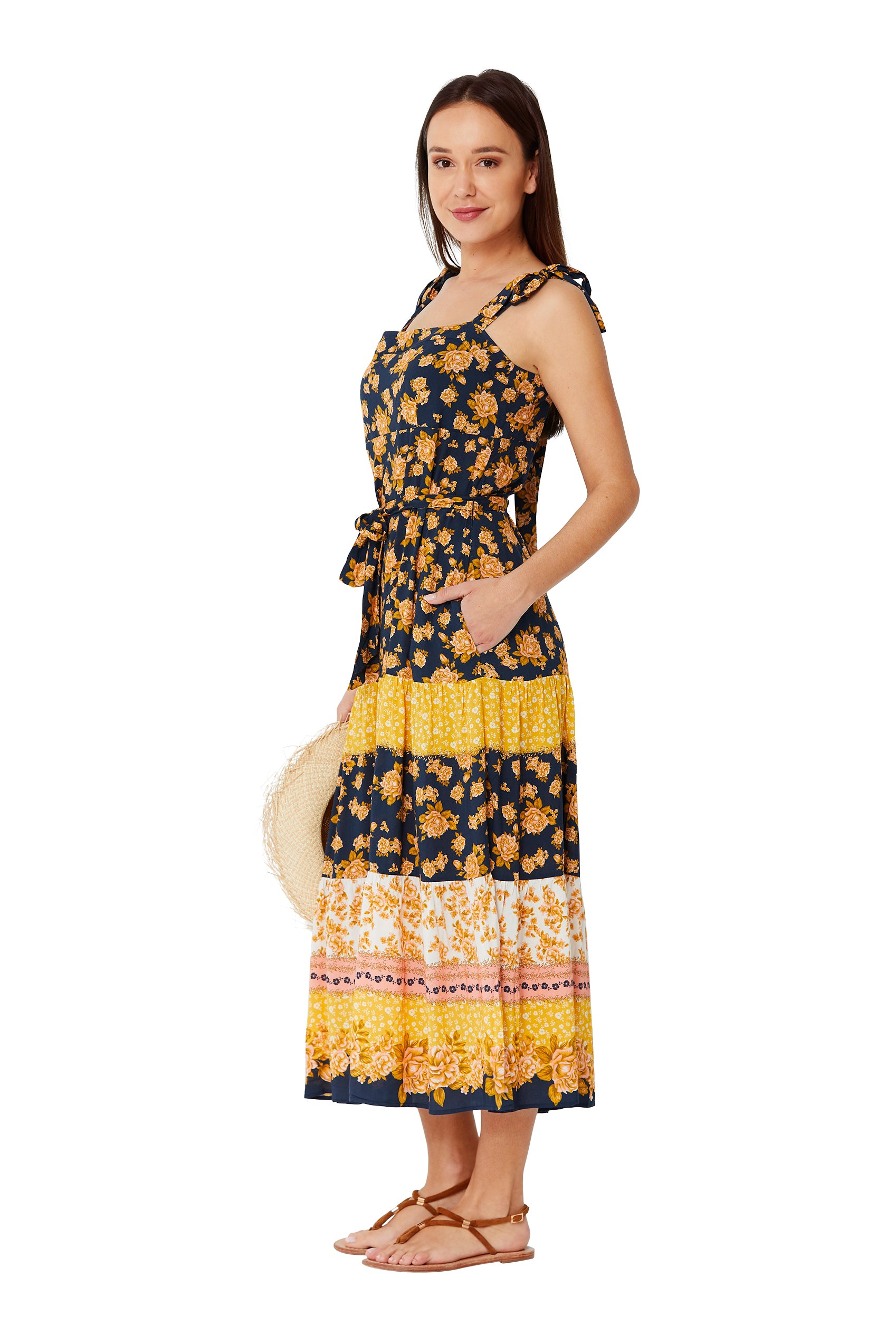 Rosie Tiered Sundress - Clothing - Monte & Lou