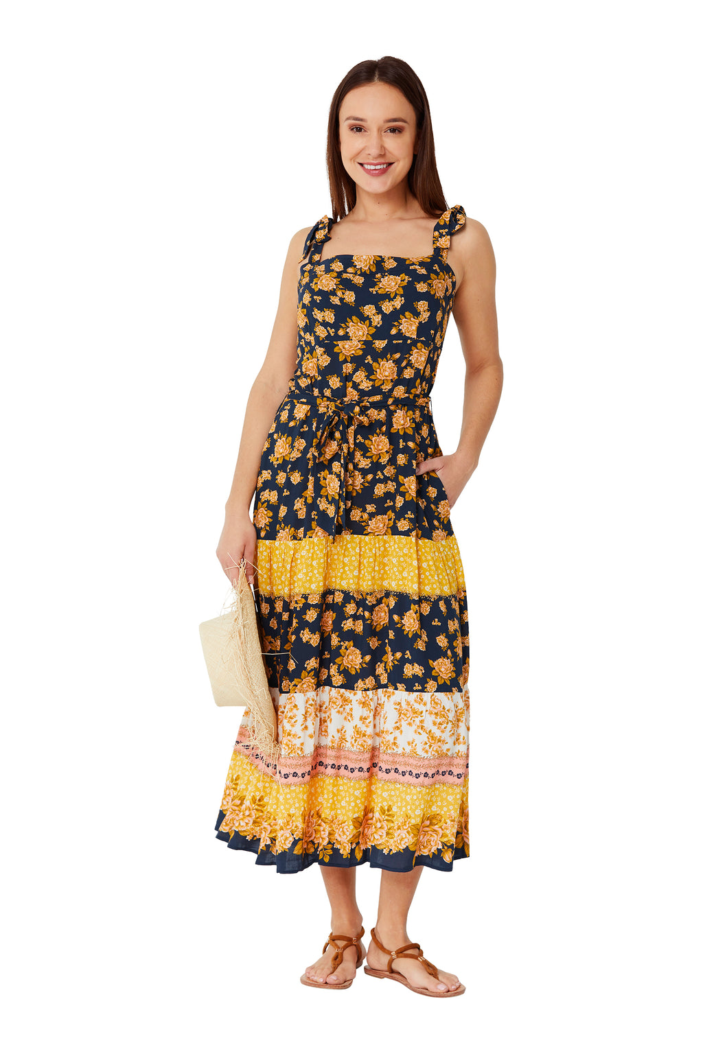 Rosie Tiered Sundress - Clothing - Monte & Lou