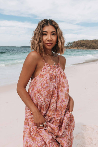 Fleur Frill Midi Dress