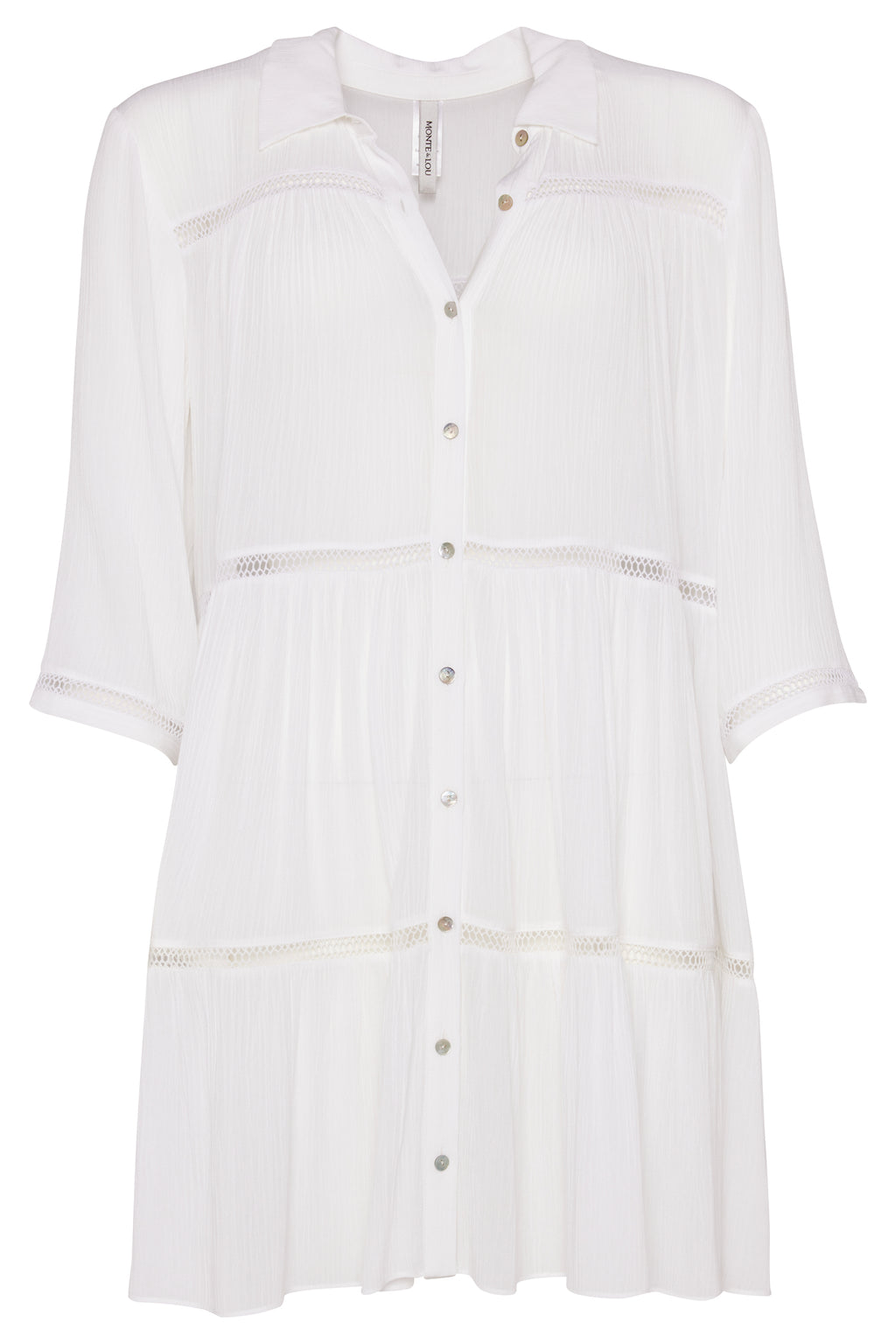Trapeze Mini Dress - Clothing - Monte & Lou