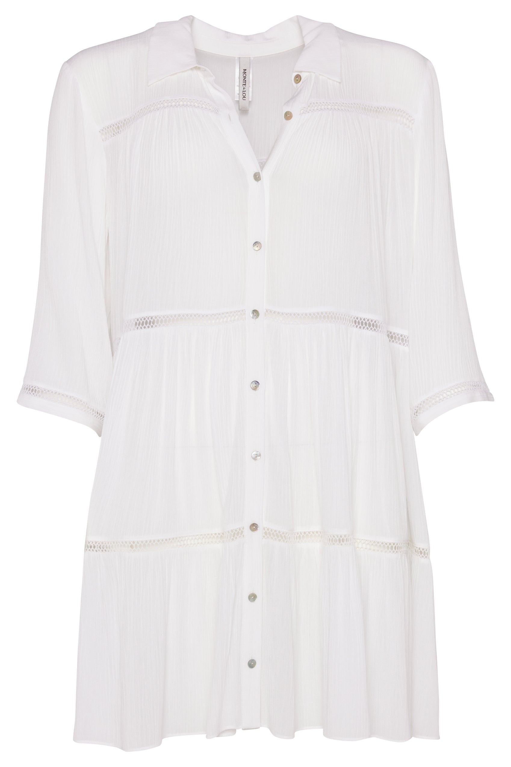 Trapeze Mini Dress - Clothing - Monte & Lou