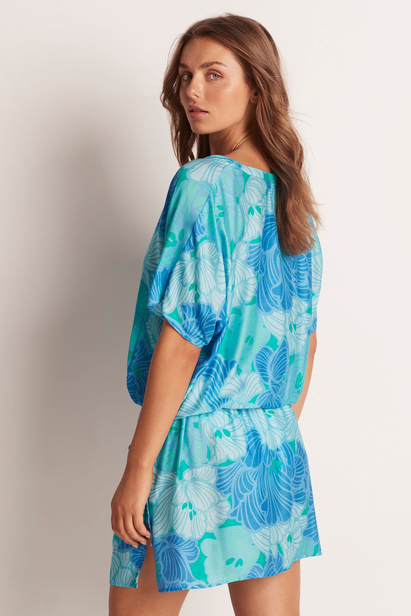 Rewind Short Sleeve Shirt Dress