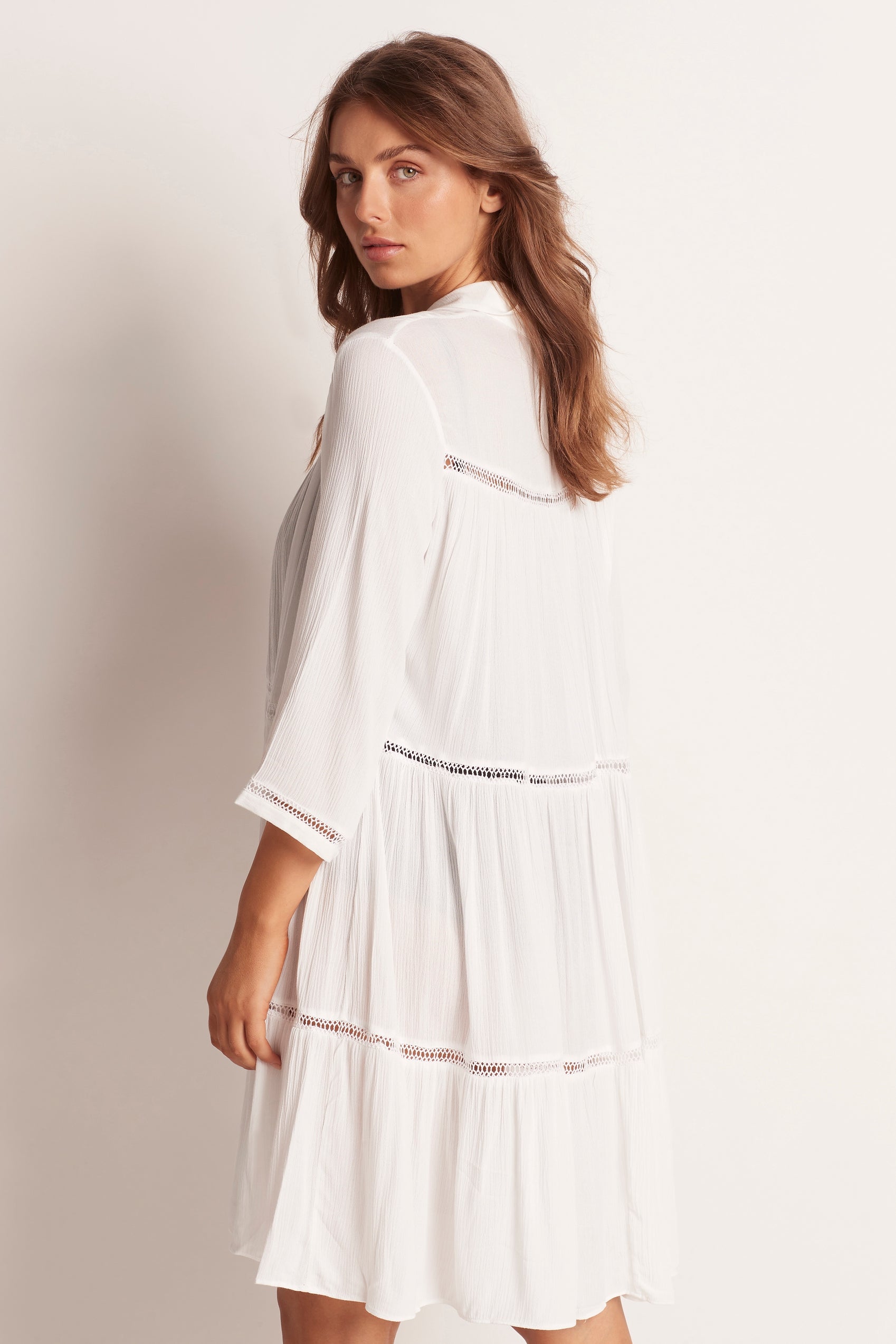 Trapeze Mini Dress - Clothing - Monte & Lou