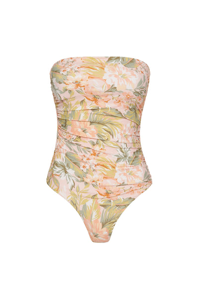 Fantasy Ruched Bandeau One Piece
