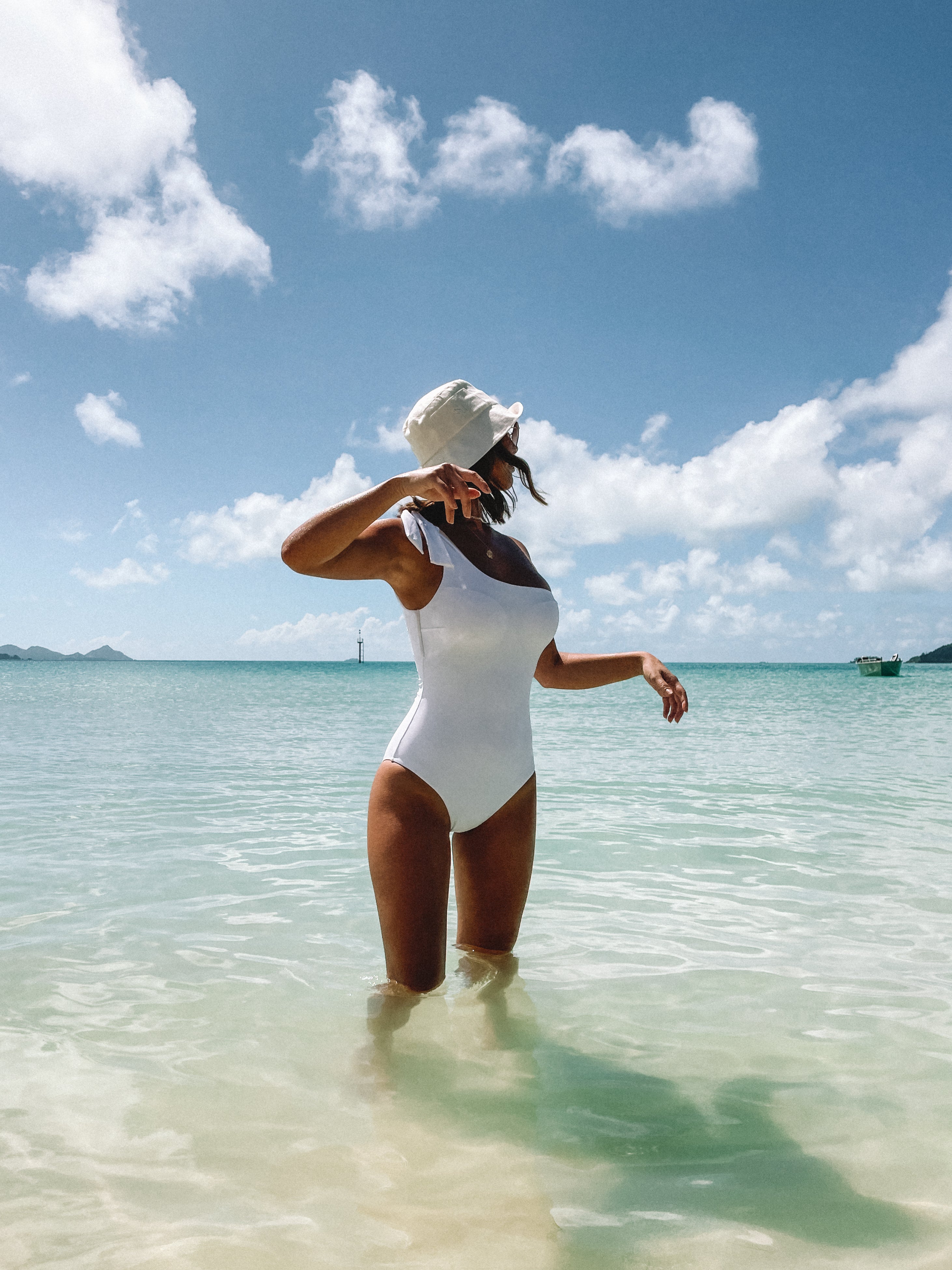 Asymmetrical Maillot - One Piece - Monte & Lou